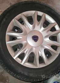 Cerchi in ferro + copricerchio orig. Lancia Musa