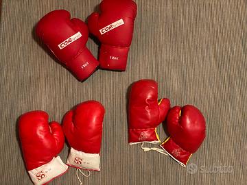 Lotto 3 paia guantoni Boxe/Kickboxing