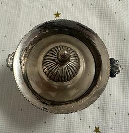 Zuccheriera in argento 800