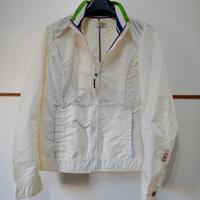 Giacca impermeabile bianco panna T XL