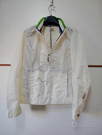 Giacca impermeabile bianco panna T XL
