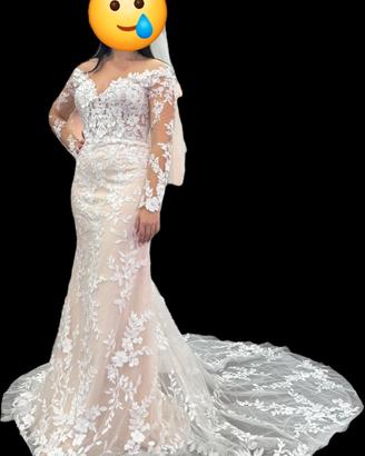 abito da sposa mai usato
