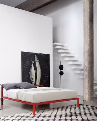 Alluminium bed di MDF Italia