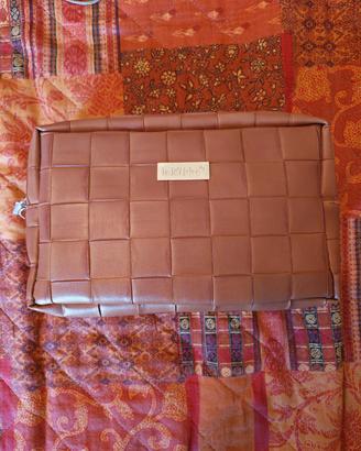 Pochette / Beauty Case "Le Kikke" marrone - Nuovo
