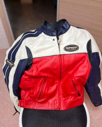 Giubbotto moto pelle