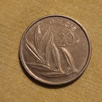 Moneta Belga - 20 Franchi