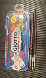 Acquerelli Giotto + pennelli