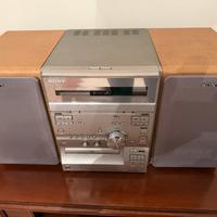 Micro Hi-Fi CMT-CP2WA Sony CD doppia cassetta