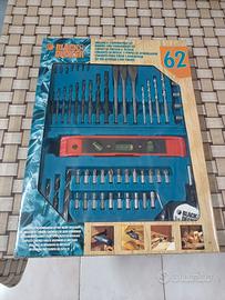 Set Punte e Inserti Black & Decker 62 Pezzi nuovo 