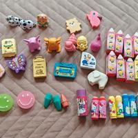 mini gomme da collezione anni 90- 40 pz