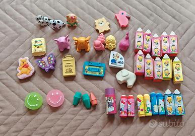 mini gomme da collezione anni 90- 40 pz