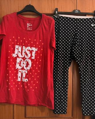 Completo originale Nike da donna maglia+pantaloni