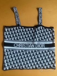 Top dior bianco e nero tg. S