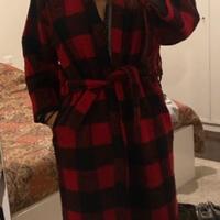 Cappotto rosso nero
