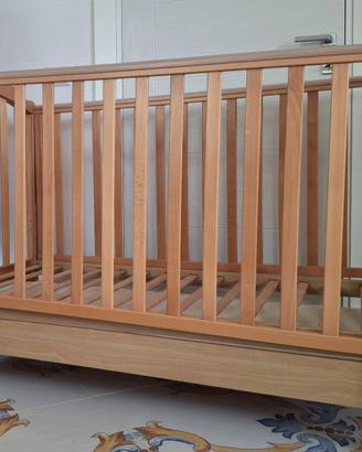 Lettino/culla CAM cm 130x73 colore beige.