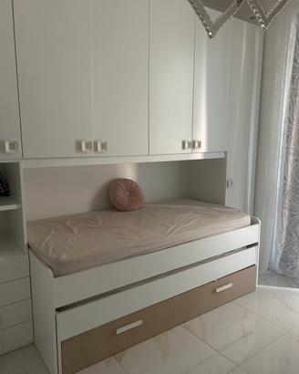 Cameretta Ponte  con letto di serie