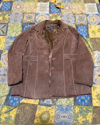 Giacca Pelle Scamosciata Ws Leather Unisex M 42