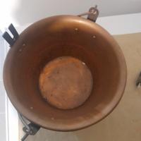 paiolo in rame x polenta. 