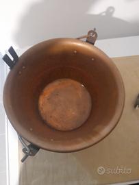 paiolo in rame x polenta. 