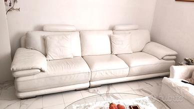 divano bianco in pelle Atlantic Chateau d' AX