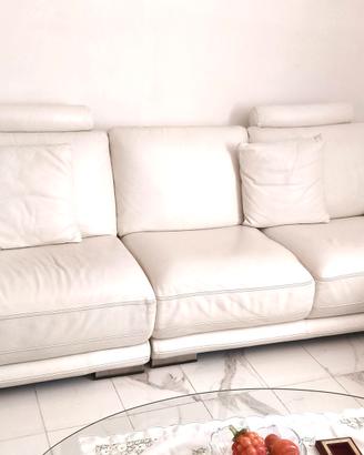 divano bianco in pelle Atlantic Chateau d' AX