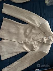 Tailleur gessato avvitato nuovo mai indossato