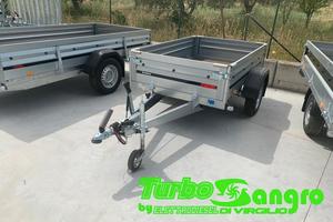 Rimorchio Ellebi con ruote esterne frenato