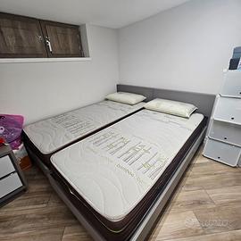 Cameretta completa artigianale con 2 letti singoli