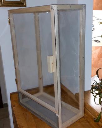 Teca terrario insetti rettili 25*40*60cm