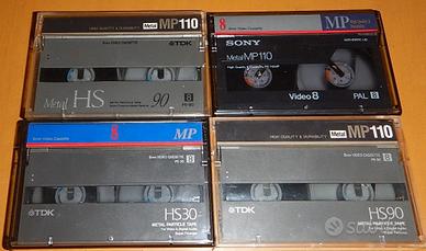 Cassette Video 8 mm  anni 90