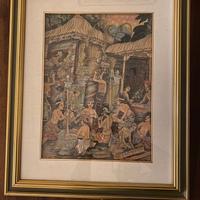 Quadro Naif Thailandese