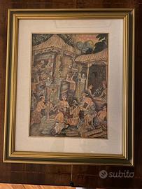 Quadro Naif Thailandese