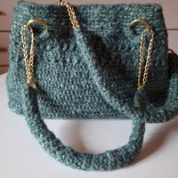 Borsa bosetta a mano o spalla fatta a mano uncinet