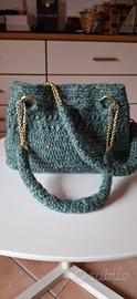 Borsa bosetta a mano o spalla fatta a mano uncinet