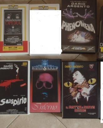 Videocassette vhs film Dario Argento