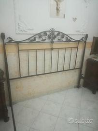 Letto in ferro lavorato