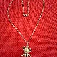 catenina Airoldi ciondolo TOPO GIGIO argento 925