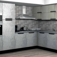 Cucina angolare moderna 305 cm x 245 cm  5 elettro