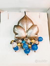 Spilla vintage in argento 925