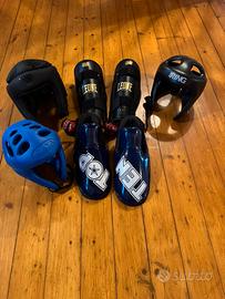lotto atrezzatura kick boxing