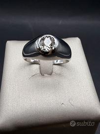 ⭐ ANELLO SOLITARIO DIAMANTE0,65CT–ORO BIANCO 18KT⭐