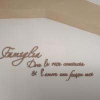 scritta in legno 