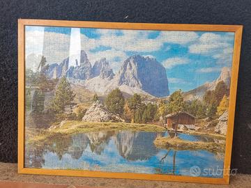 puzzle vintage incorniciato 