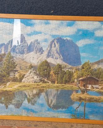 puzzle vintage incorniciato 