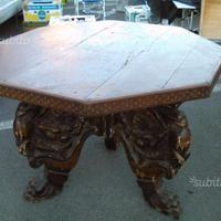 tavolo esagonale antico