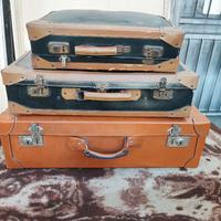 Vecchie valigie vintage modernariato arredo negozi