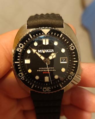 Merkur Oceanmaster 300m orologio diver nero