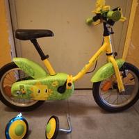 bici bambino con rotelle