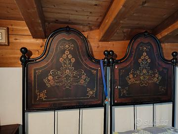 Letto matrimoniale in ferro battuto