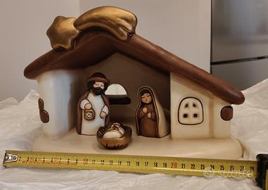 presepe thun set capanna e sacra famiglia new